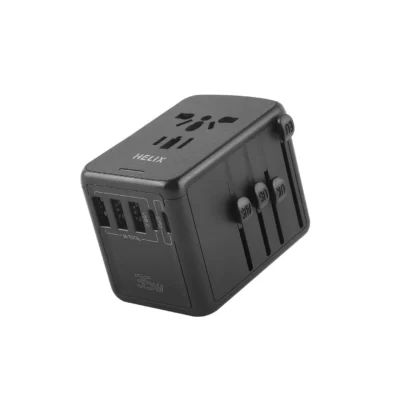 HELIX UNI-T35 35W UNIVERSAL TRAVEL CHARGER BLK