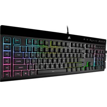 CORSAIR GAMING KEYBOARD K55 RGB, BLACK, RGB LED, RUBBERDome